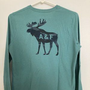 Abercrobie kids long-sleeve icon tee